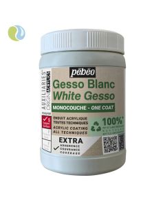 One Coat White Gesso Studio Green 225ml