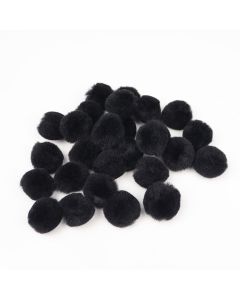 Pom Poms Pack of 80 - Black