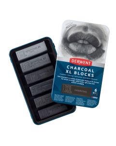 Derwent XL Charcoal Blocks - Set of 6