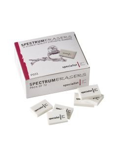 Spectrum Erasers. Pack of 72