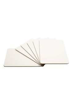 Show-me Drywipe Board A4 6mm Rigid White - Pack of 6