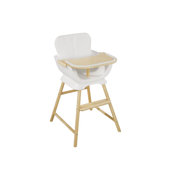 High chair with store tray