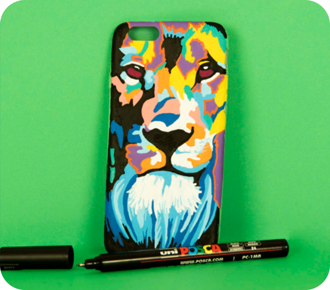 Posca Pen Phone Case